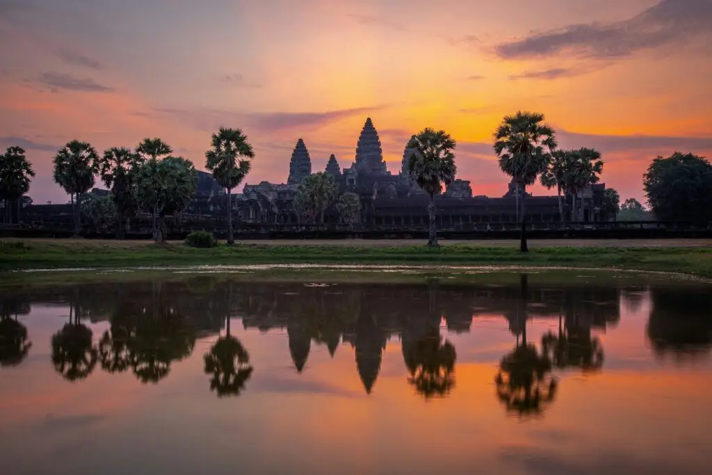 Temples d'Angkor Vat , trésors du Cambodge